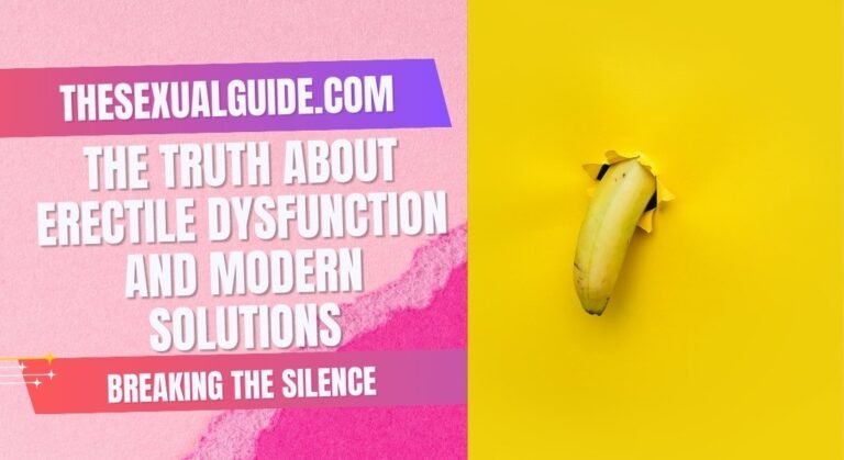 Breaking the Silence: The Truth About Erectile Dysfunction and Modern Solutions