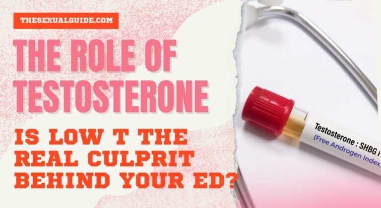 The Role of Testosterone: Is Low T the Real Culprit Behind Your ED?