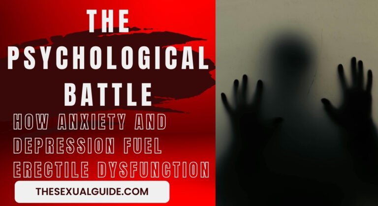 The Psychological Battle: How Anxiety and Depression Fuel Erectile Dysfunction